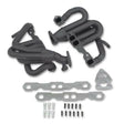 Hooker 1994-1996 Chevrolet Impala Shorty Headers Super Competition 2063HKR for 1994-1996 Chevy Impala black ceramic coated shorty
