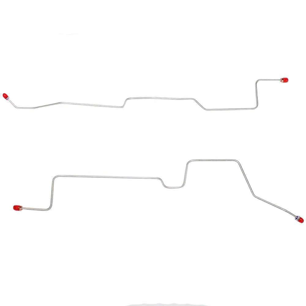 t 1994 - 1997 Ford Ranger w/ 9 in Drum Rear Axle Brake Lines - TRA9842OM Fine Lines