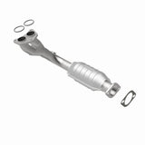 MagnaFlow direct-fit catalytic converter fits 1994-2002 Nissan Quest and 1994-1997 Mercury Villager, this and 1994-1997 Mercury Villager stainless steel Federal EPA compliant OBDII
