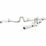 MagnaFlow cat-back exhaust system for 1996-1998 Ford Mustang stainless steel polished 15677