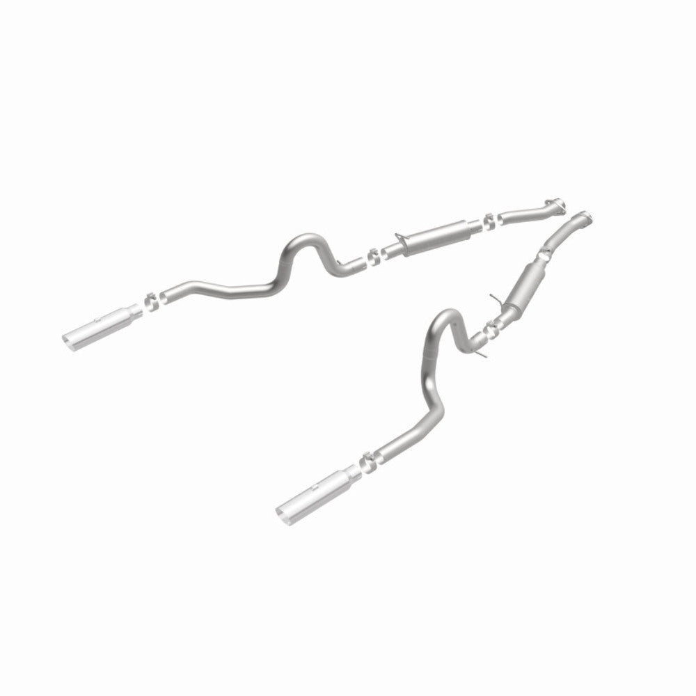 MagnaFlow cat-back exhaust system for 1996-1998 Ford Mustang stainless steel polished 15677
