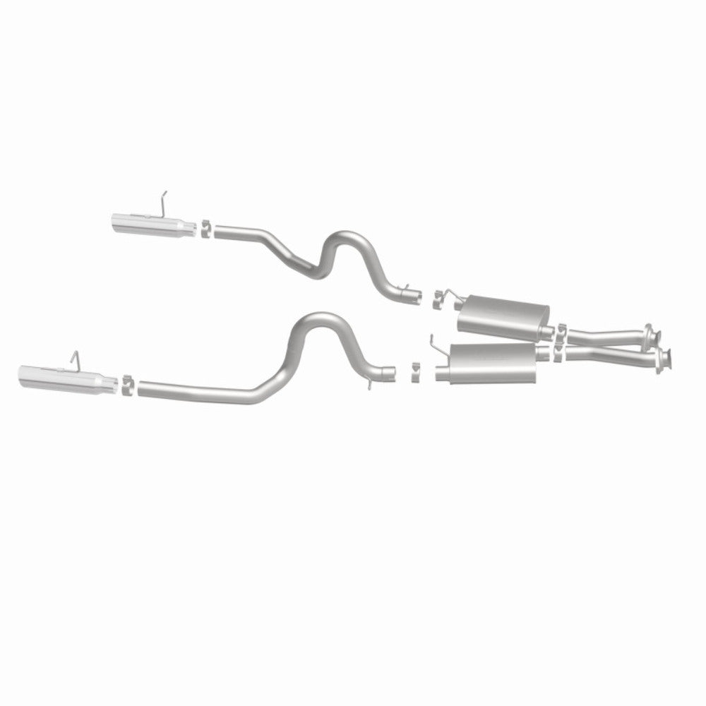 MagnaFlow cat-back exhaust system for 1996-1998 Ford Mustang stainless steel polished 15638