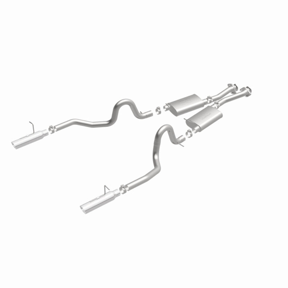 MagnaFlow cat-back exhaust system for 1996-1998 Ford Mustang stainless steel polished 15638