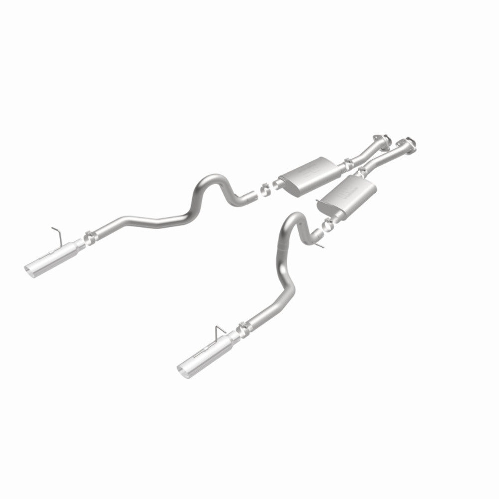 MagnaFlow cat-back exhaust system for 1996-1998 Ford Mustang stainless steel polished 15638