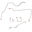 t 1995-2001 Jeep Cherokee Front Brake Line Kit Non-ABS Steel WKT9141OM Fine Lines