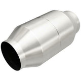MagnaFlow universal catalytic converter 4 inch inlet/outlet stainless steel CARB compliant OBDII 60111