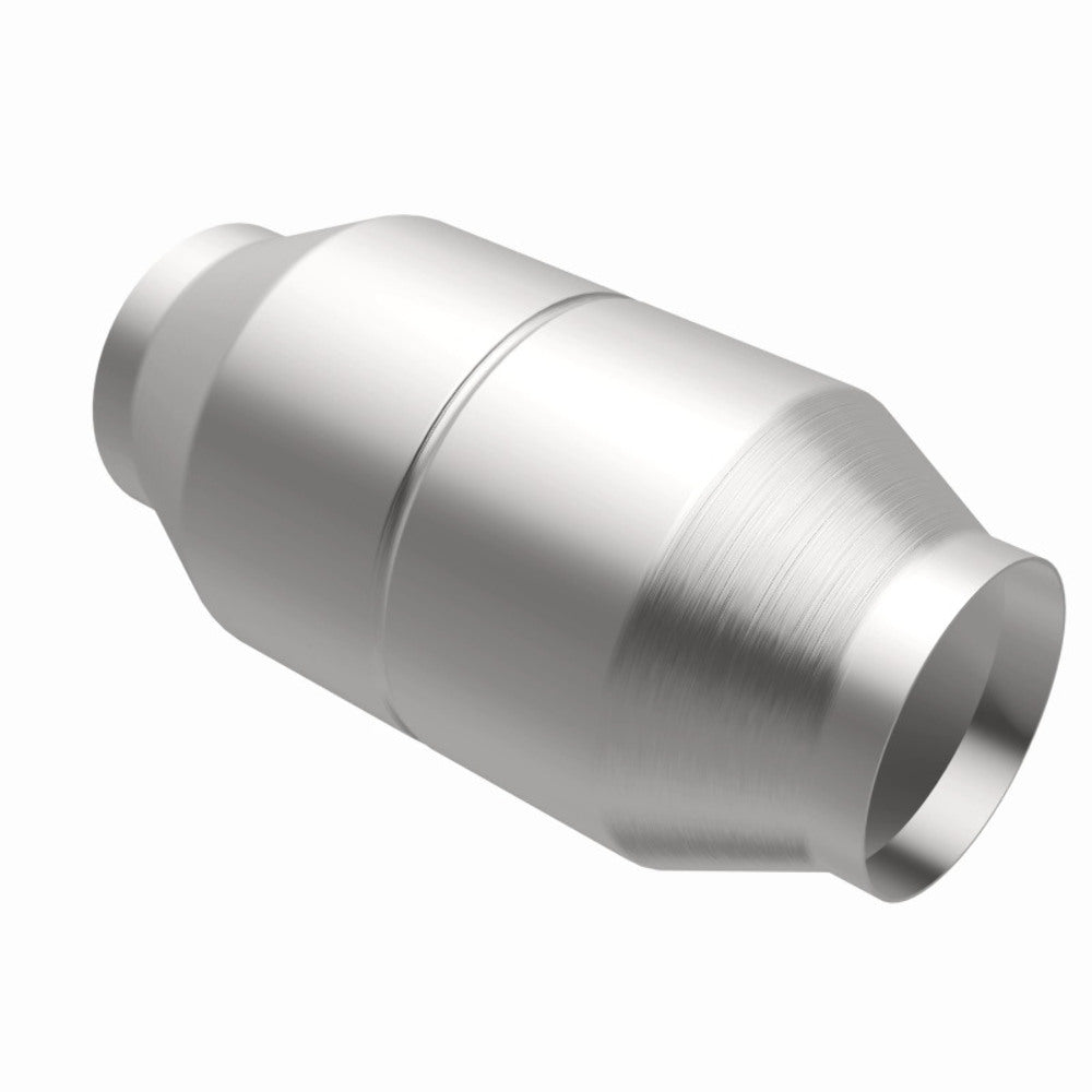 MagnaFlow universal catalytic converter 4 inch inlet/outlet stainless steel CARB compliant OBDII 60111