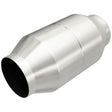 MagnaFlow universal catalytic converter 5 inch inlet/outlet stainless steel CARB compliant OBDII 60112