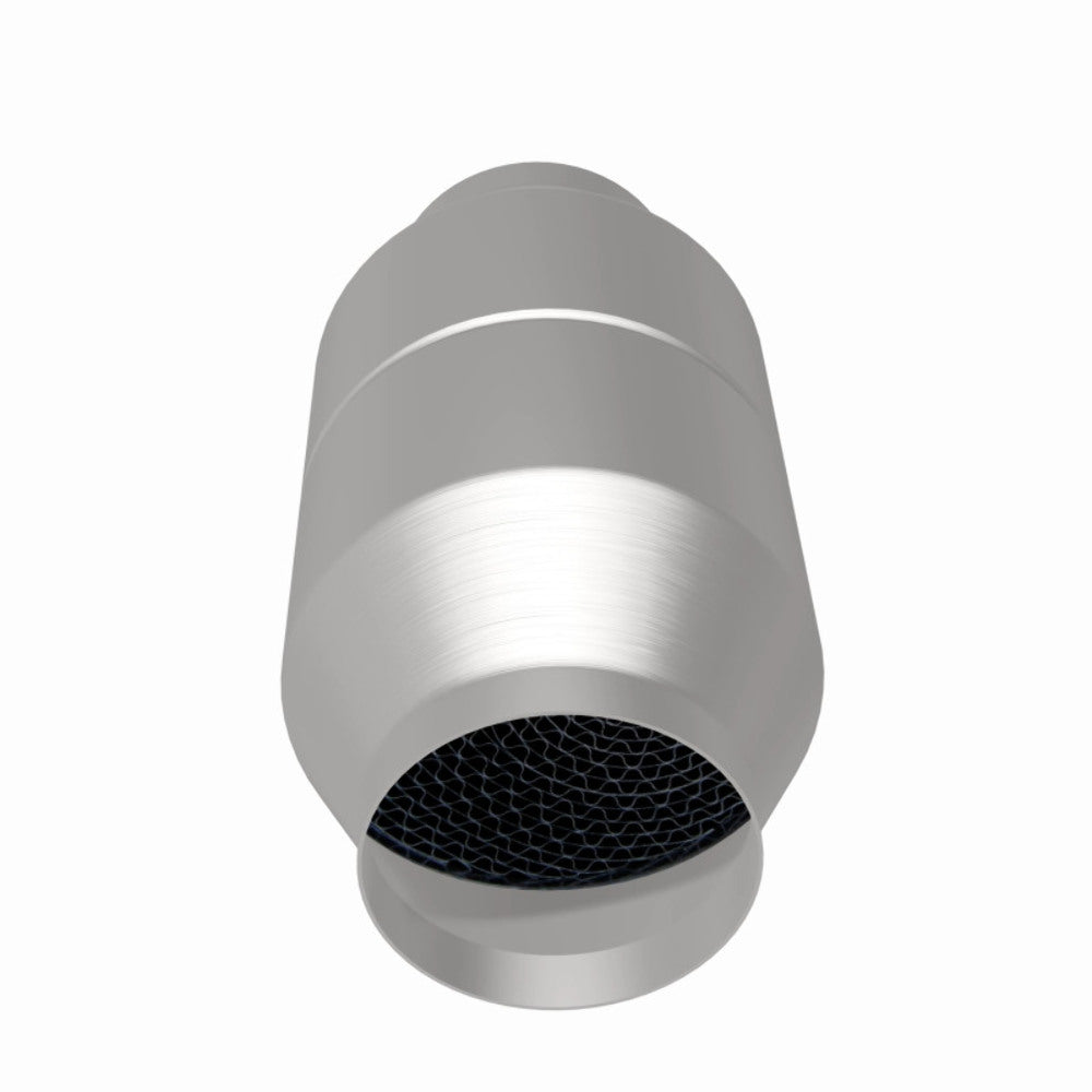 MagnaFlow universal catalytic converter 5 inch inlet/outlet stainless steel CARB compliant OBDII 60112