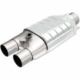 MagnaFlow universal catalytic converter driver side 2.5 inch inlet/outlet stainless steel CARB compliant 3391037