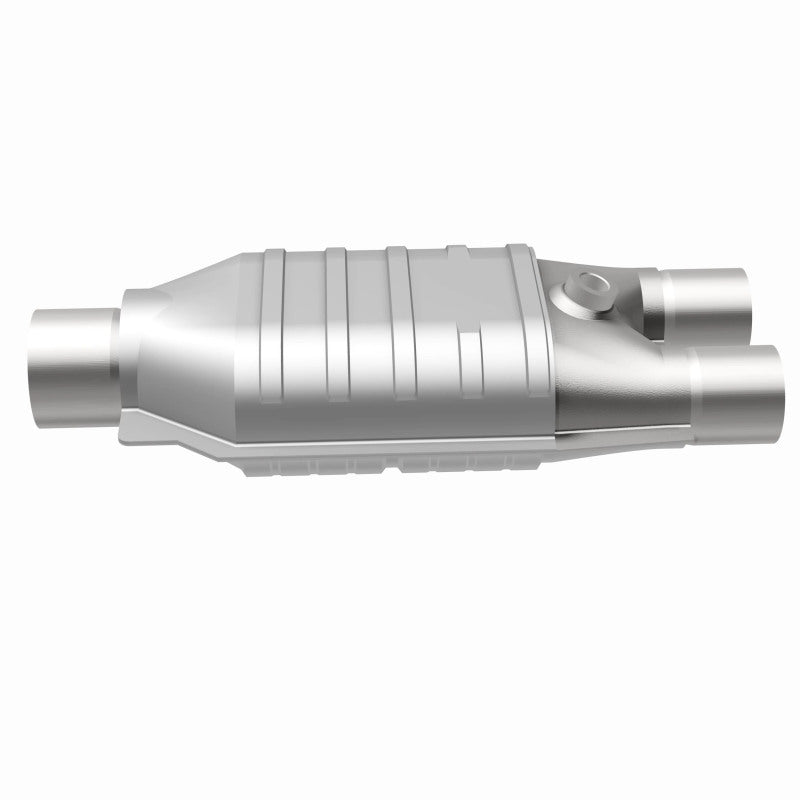 MagnaFlow universal catalytic converter driver side 2.5 inch inlet/outlet stainless steel CARB compliant 3391037
