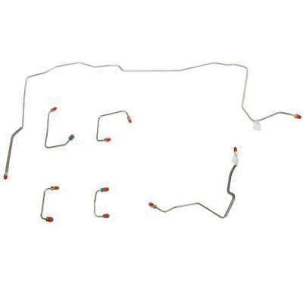 Front Brake Line Kit for 1994 Jeep Grand Cherokee AWABS 4WD disc brakes stainless steel