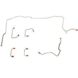 Front Brake Line Kit for 1994 Jeep Grand Cherokee AWABS 4WD disc brakes stainless steel