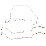 Front Brake Line Kit for 1995-1997 Chevy Astro Van No ABS stainless steel