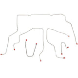 t 1995 - 1998 Chevrolet K1500 Front Brake Line Kit 4WD Steel - TKT9521OM Fine Lines