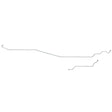 Brake Line for 1995-2000 Chevy K1500 Intermediate short bed stainless steel