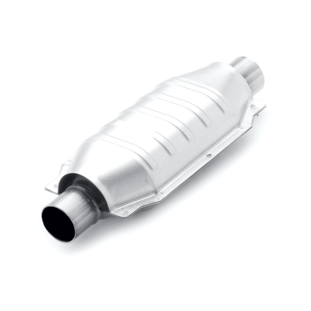MagnaFlow universal catalytic converter 2.25 inch inlet/outlet stainless steel CARB compliant 441405