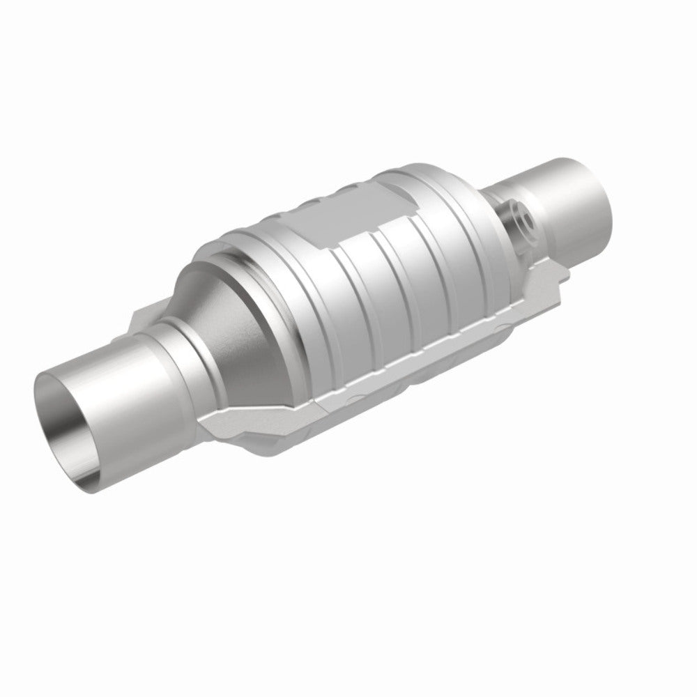 MagnaFlow universal catalytic converter 2.25 inch inlet/outlet stainless steel Federal EPA compliant OBDII 51235