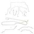 Replacement Line for 1995-1998 GM 1500 Truck, , Ext. Cab w/, non-Dually Axle 4WD short bed stainless steel