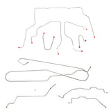Replacement Line for 1995-1998 GM 1500 Truck, , Ext. Cab w/, non-Dually Axle 4WD short bed stainless steel