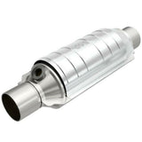 MagnaFlow universal catalytic converter 2.25 inch inlet/outlet stainless steel CARB compliant 408035