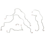 Front Brake Line Kit for 1996-1901 Lexus AWABS ABS 4WD stainless steel