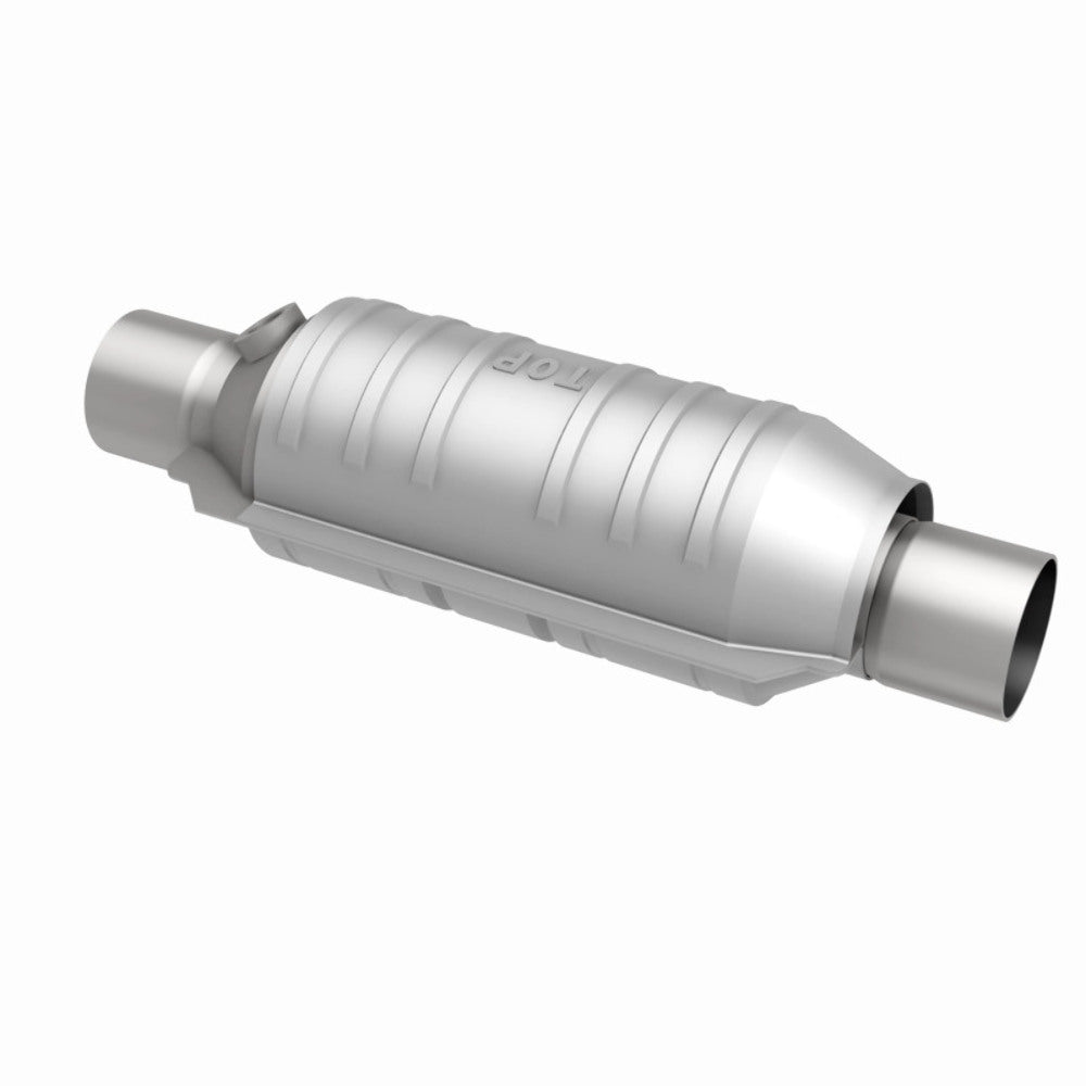 MagnaFlow universal catalytic converter 2.25 inch inlet/outlet stainless steel CARB compliant 418035