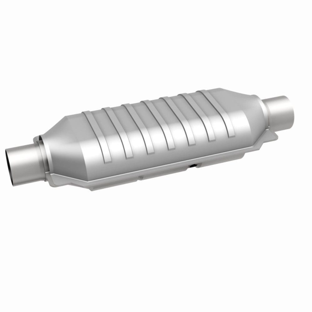 MagnaFlow universal catalytic converter 2.5 inch inlet/outlet stainless steel Federal EPA compliant OBDII 99506h