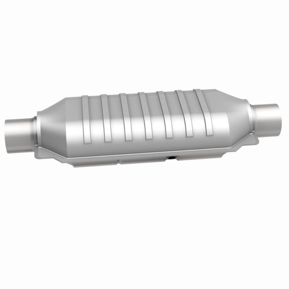 MagnaFlow universal catalytic converter 2.5 inch inlet/outlet stainless steel Federal EPA compliant OBDII 99506h