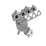 MagnaFlow direct-fit catalytic converter for 1996-2000 Honda Civic stainless steel Federal EPA compliant OBDII 50602