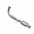 MagnaFlow direct-fit catalytic converter fits 1996-1997 Saturn SL2, Saturn SC2, and additional vehicles. Avoid potential exhaust leaks by using the included gaskets to get a proper
