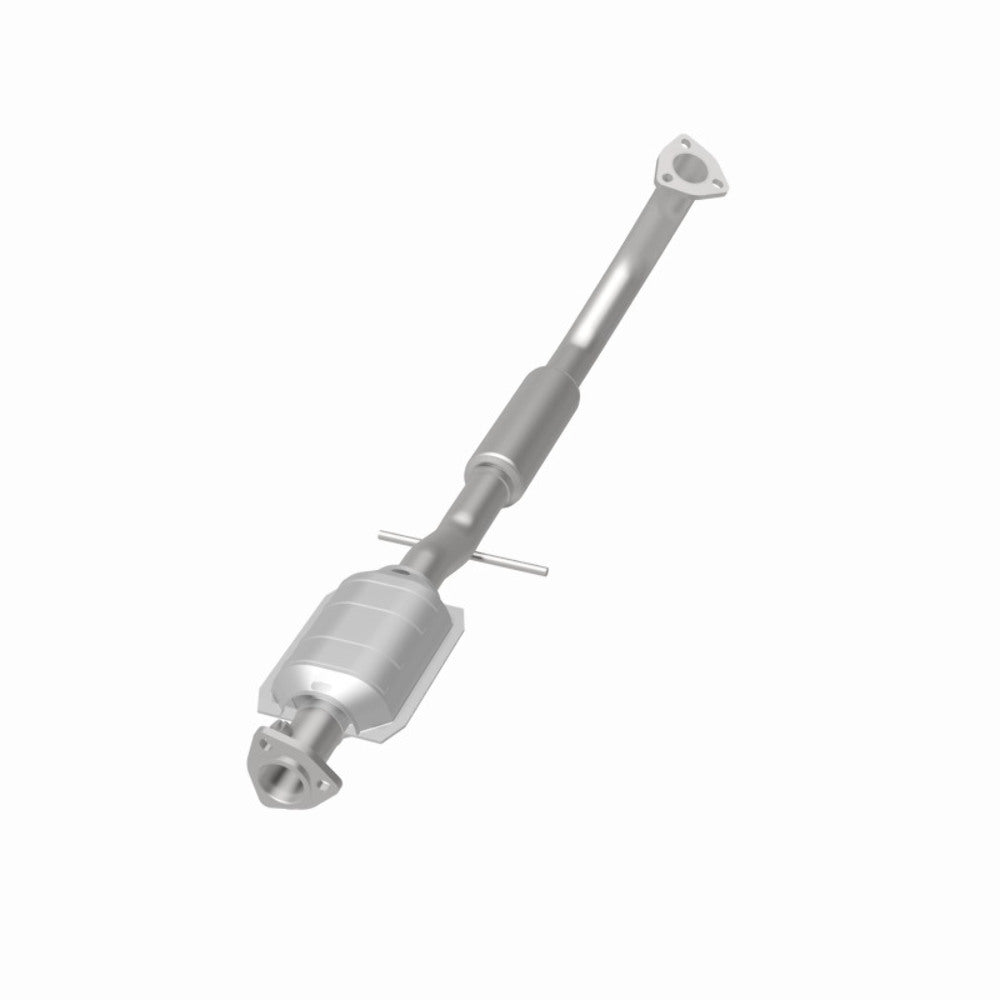 MagnaFlow direct-fit catalytic converter fits 1996-1997 Saturn SL2, Saturn SC2, and additional vehicles. Avoid potential exhaust leaks by using the included gaskets to get a proper