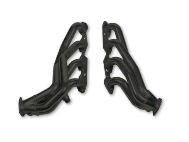 Hooker 1996-1998 Chevrolet C2500 Shorty Headers Super Competition 2021HKR for 1996-1998 Chevy black ceramic coated shorty