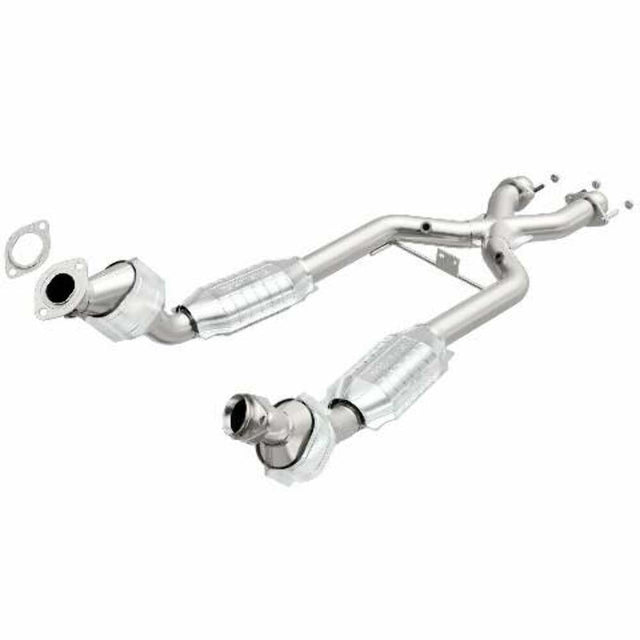 MagnaFlow direct-fit catalytic converter for 1996-1998 Ford Mustang stainless steel Federal EPA compliant OBDII 23163