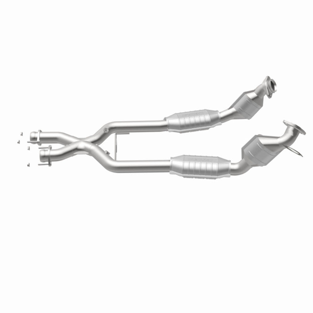 MagnaFlow direct-fit catalytic converter for 1996-1998 Ford Mustang stainless steel Federal EPA compliant OBDII 23163