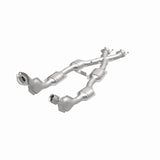 MagnaFlow direct-fit catalytic converter for 1996-1998 Ford Mustang stainless steel CARB compliant 441115