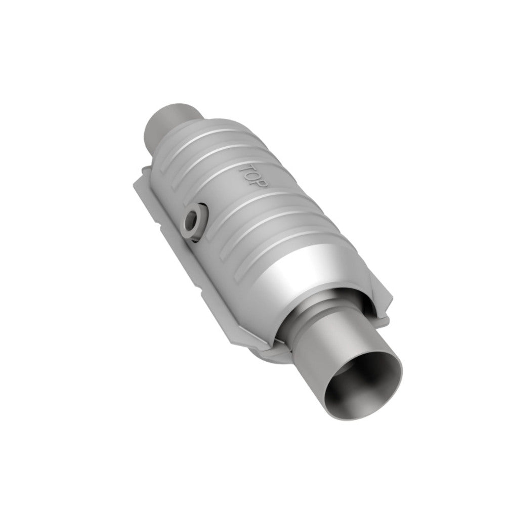 MagnaFlow universal catalytic converter 2.25 inch inlet/outlet stainless steel CARB compliant 418055