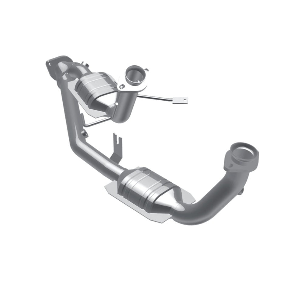 MagnaFlow direct-fit catalytic converter for 1996-1999 Ford stainless steel CARB compliant 444023