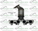 t 1996-2000 Honda Civic Catalytic Converter 13096 Davico Mfg