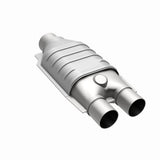 MagnaFlow universal catalytic converter 2.5 inch inlet/outlet stainless steel CARB compliant 444007