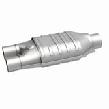 MagnaFlow universal catalytic converter 2.5 inch inlet/outlet stainless steel CARB compliant 444007