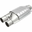 MagnaFlow universal catalytic converter 2.5 inch inlet/outlet stainless steel CARB compliant OBDII 4451337