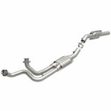 MagnaFlow direct-fit catalytic converter fits 1996 Ford E-150 Econoline 4.9L and 1996 Ford E-350 Econoline 4.9L stainless steel CARB compliant 447254