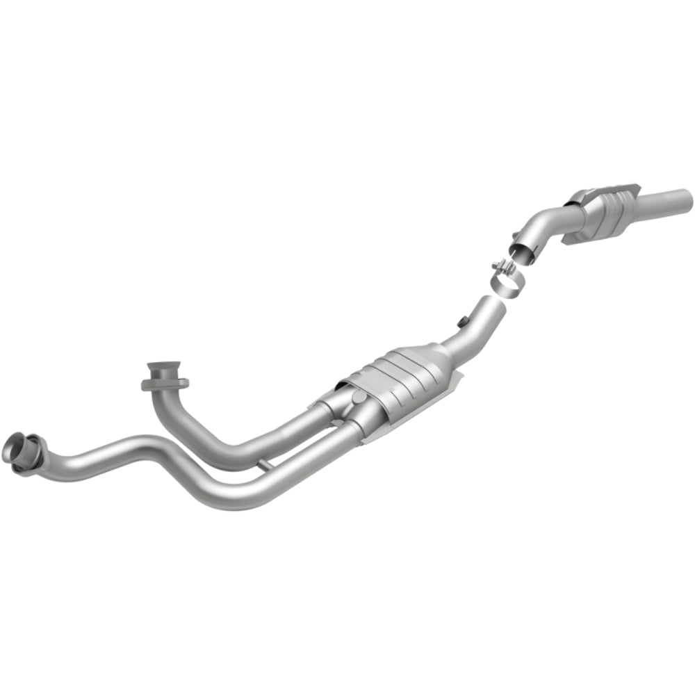 MagnaFlow direct-fit catalytic converter fits 1996 Ford E-150 Econoline 4.9L and 1996 Ford E-350 Econoline 4.9L stainless steel CARB compliant 447254