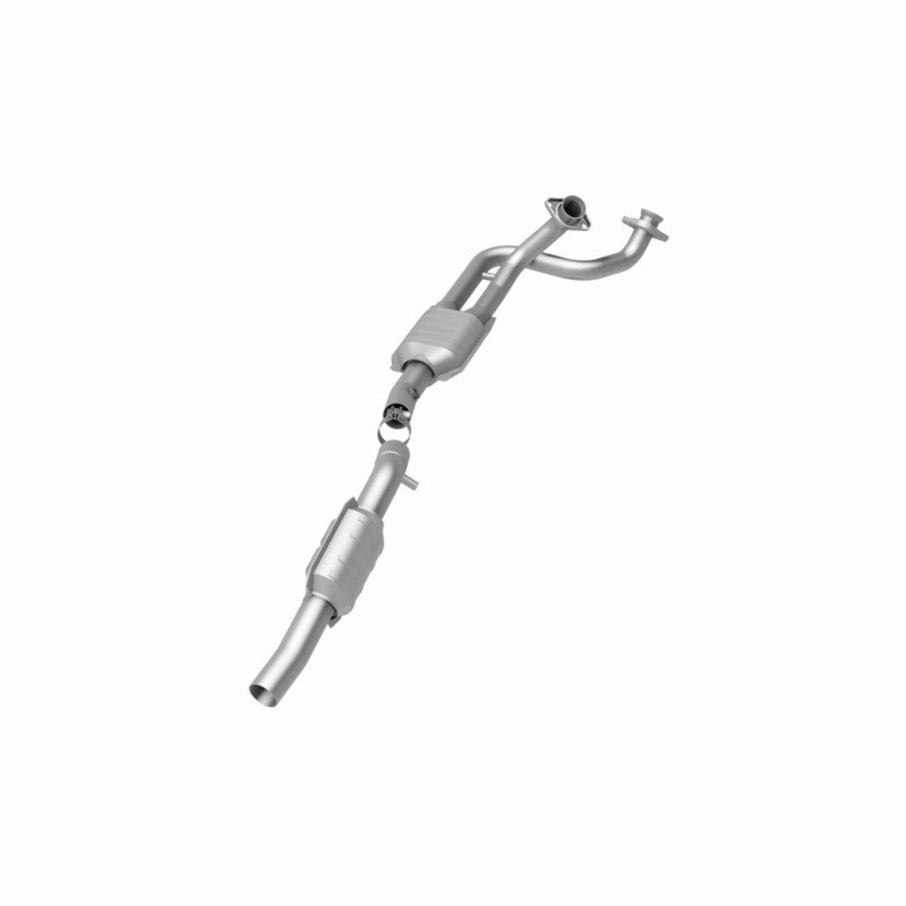 MagnaFlow direct-fit catalytic converter fits 1996 Ford E-150 Econoline 4.9L and 1996 Ford E-350 Econoline 4.9L stainless steel CARB compliant 447254