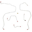 Front Brake Line Kit for 1997-1900 Ford E-150 Econoline stainless steel