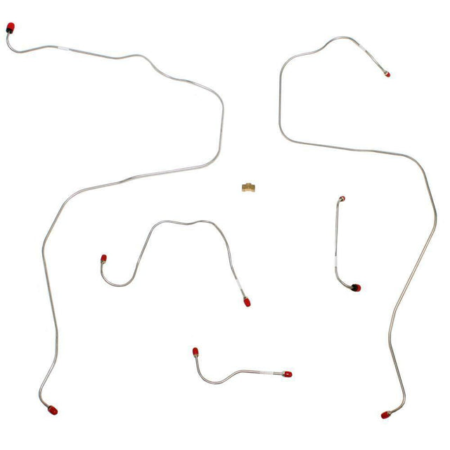 Front Brake Line Kit for 1997-1900 Ford E-150 Econoline stainless steel
