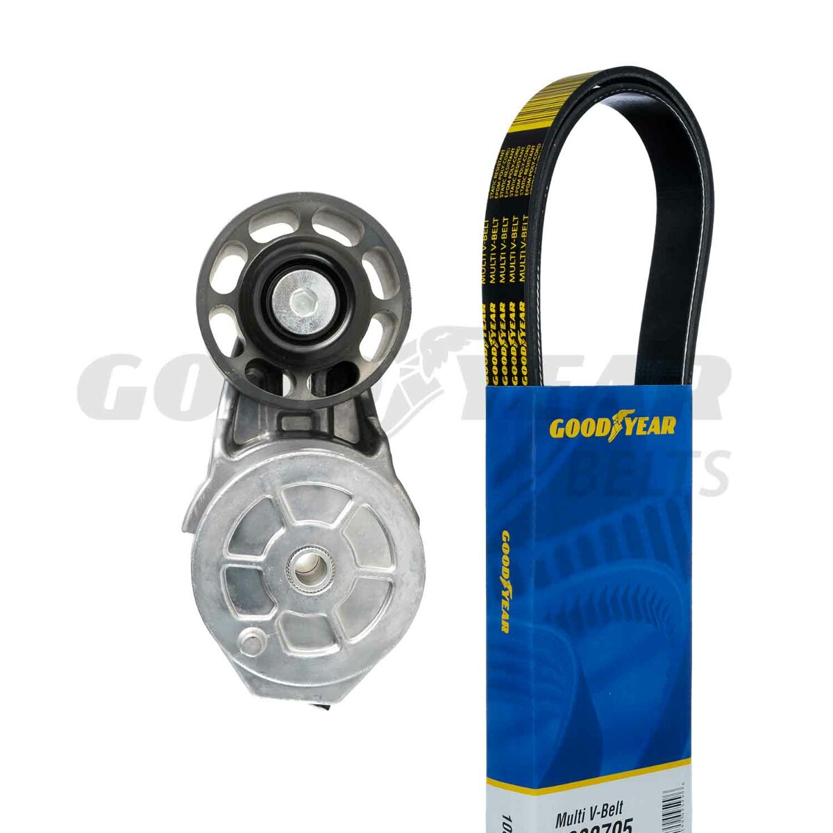 t 1997-01 Freightliner MT35 Serpentine Belt Drive Component Kit Goodyear 3246 Good Year Belts