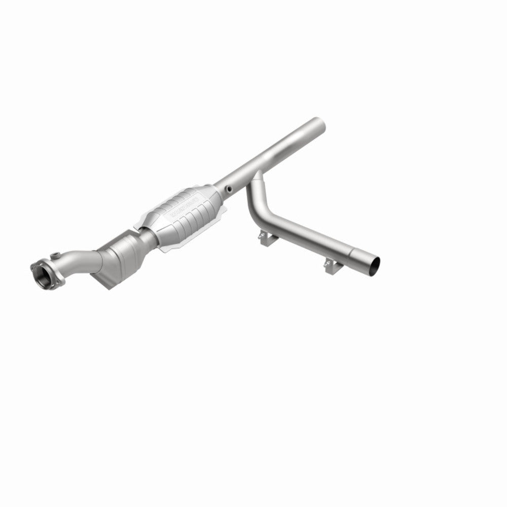 MagnaFlow direct-fit catalytic converter for 1997-1998 Ford F-150 passenger side stainless steel Federal EPA compliant OBDII 23345