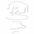 Complete Brake Line Kit for 1997-1998 Jeep Grand Cherokee ABS disc brakes stainless steel